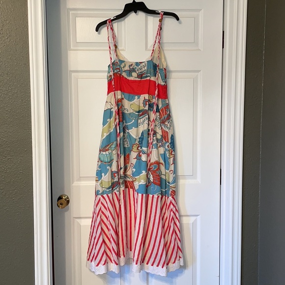 Sugar Lips Lined Sundress sz Large - Picture 3 of 6